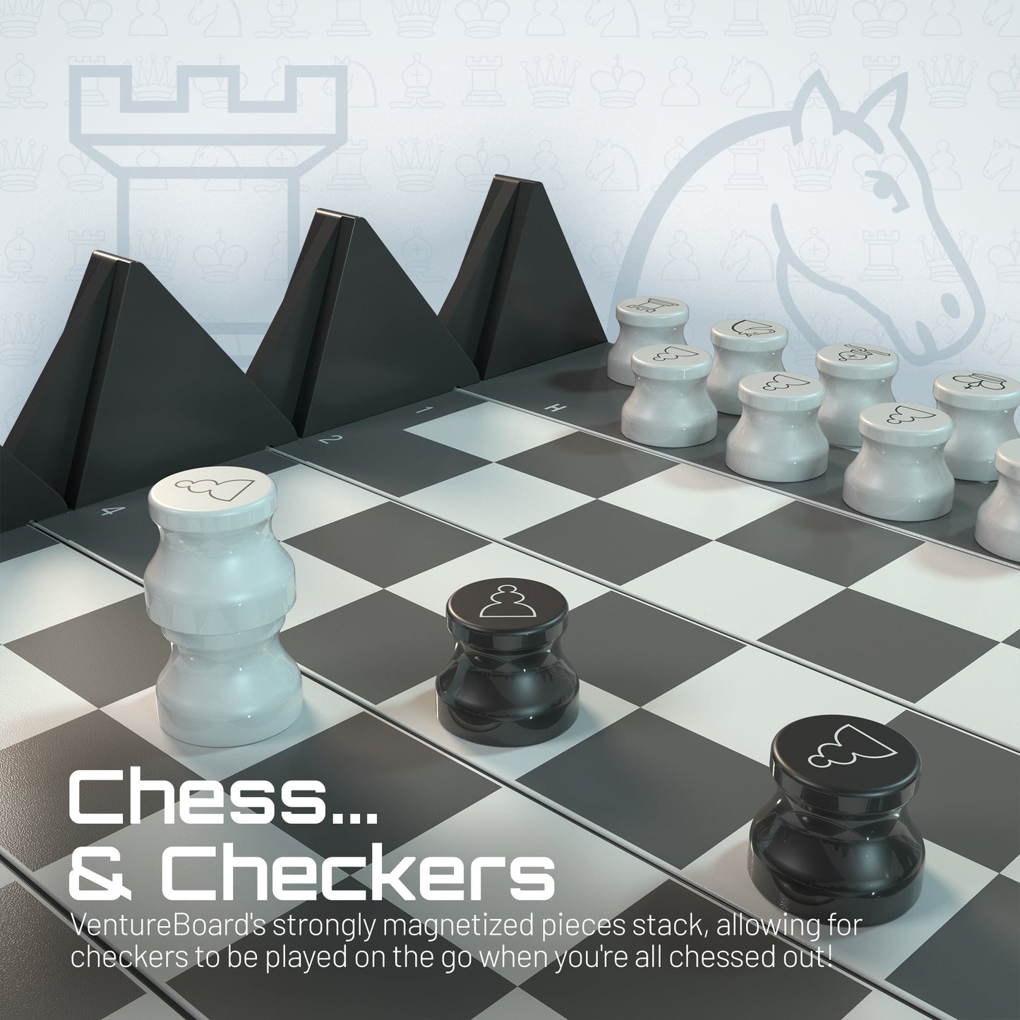 Mini Chess - Noir (pre-order, ships in 2-4 weeks)