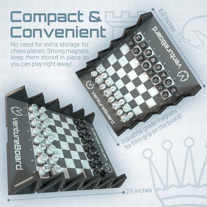 Mini Chess - Noir (pre-order, ships in 2-4 weeks)