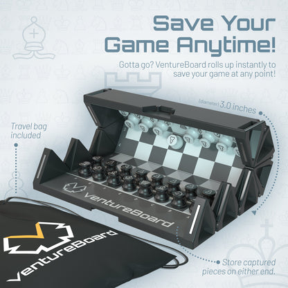 Mini Chess - Noir (pre-order, ships in 2-4 weeks)